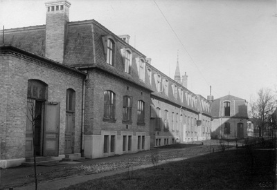 Gamla tvätteriet i början av 1900-talet, Lasarettet i Lund
